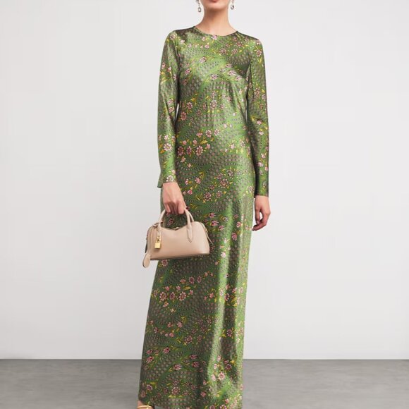 Veronica Beard Gemma floral silk-blend maxi dress - Picture 1 of 12